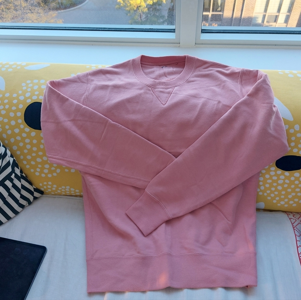 UNIQLO Women Long Sleeve Pullover Sweatshirt Relaxed Fit